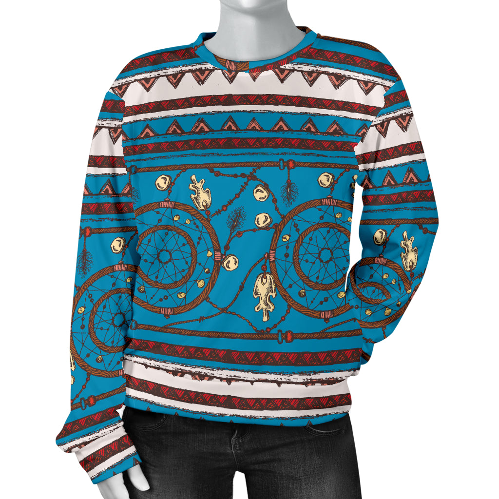 Dream catcher aztec Women Long Sleeve Sweatshirt