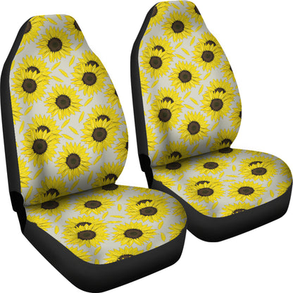 Sunflower Print Design LKS309 Car Seat Covers