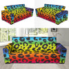 Rainbow Leopard Pattern Print Design A01 Sofa Slipcover