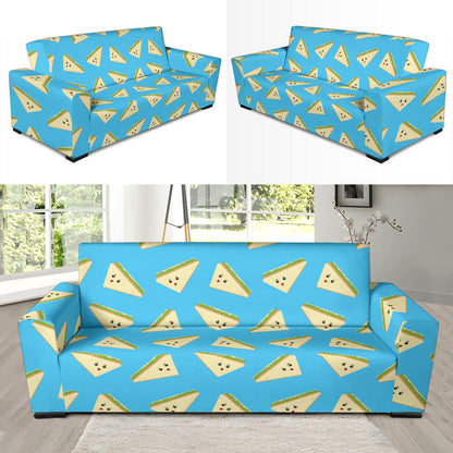 Sandwich Emoji Print Design LKS305 Sofa Slipcover