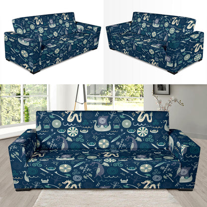 Vikings Print Design LKS305 Sofa Slipcover