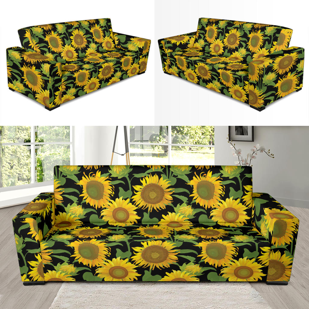Sunflower Print Design LKS302 Sofa Slipcover