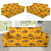 Armadillo Pattern Print Design 03 Sofa Slipcover