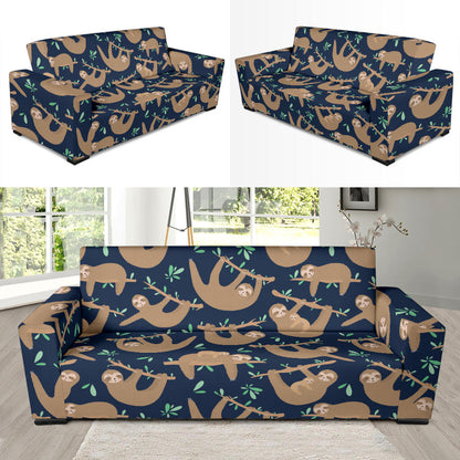 Sloth Print Design LKS307 Sofa Slipcover