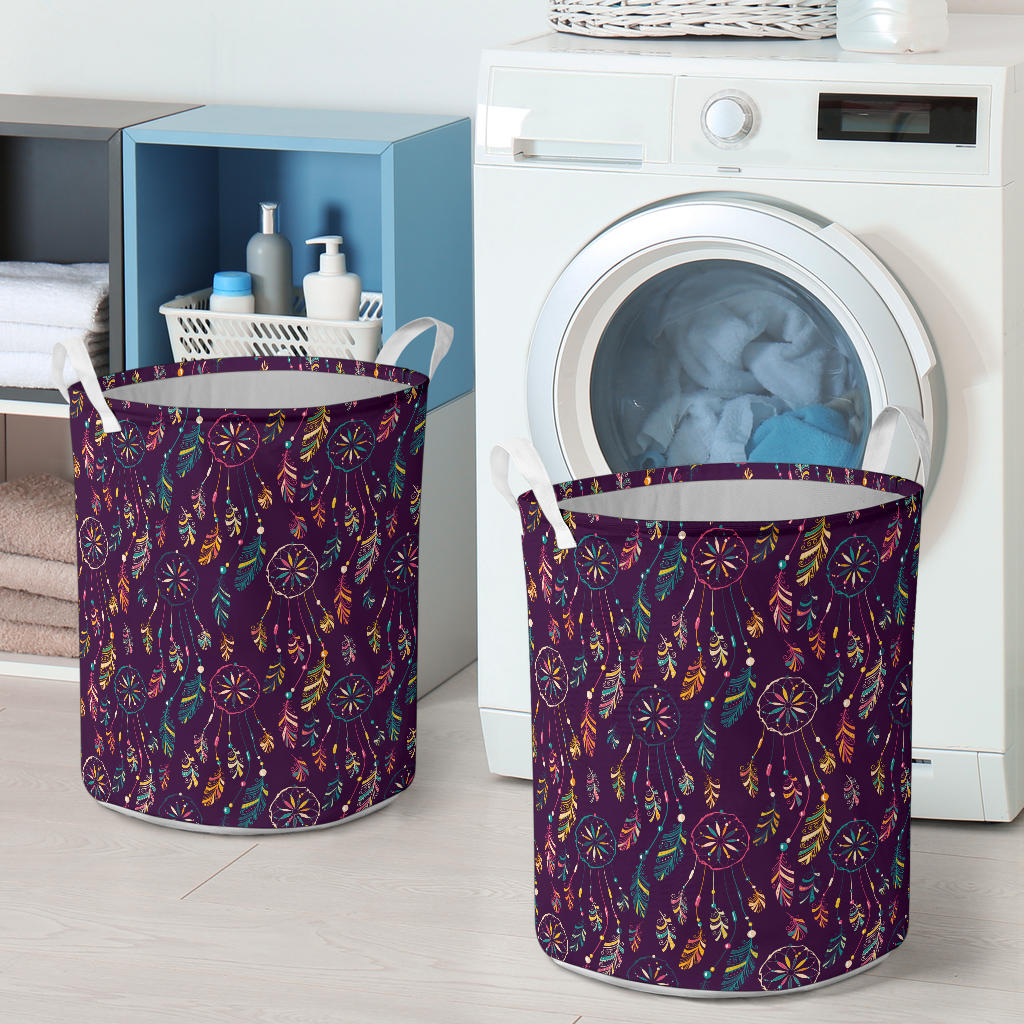 Dream Catcher Boho Design Laundry Basket