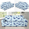 Crab Pattern Print Design 04 Sofa Slipcover