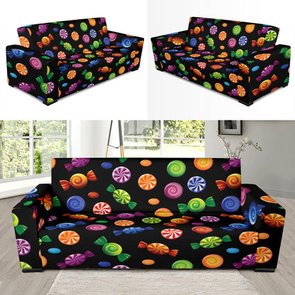 Candy Pattern Print Design 01 Sofa Slipcover