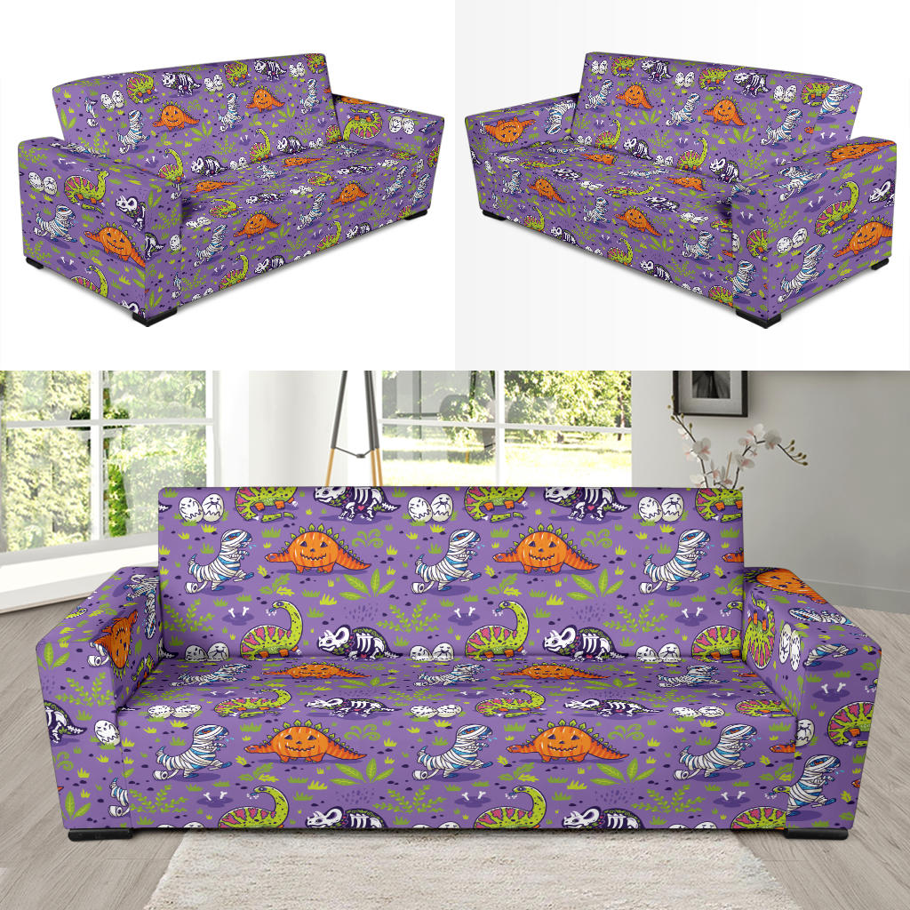 Zombie Dinosaur Print Design LKS302 Sofa Slipcover