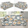 Popcorn Pattern Print Design A05 Sofa Slipcover