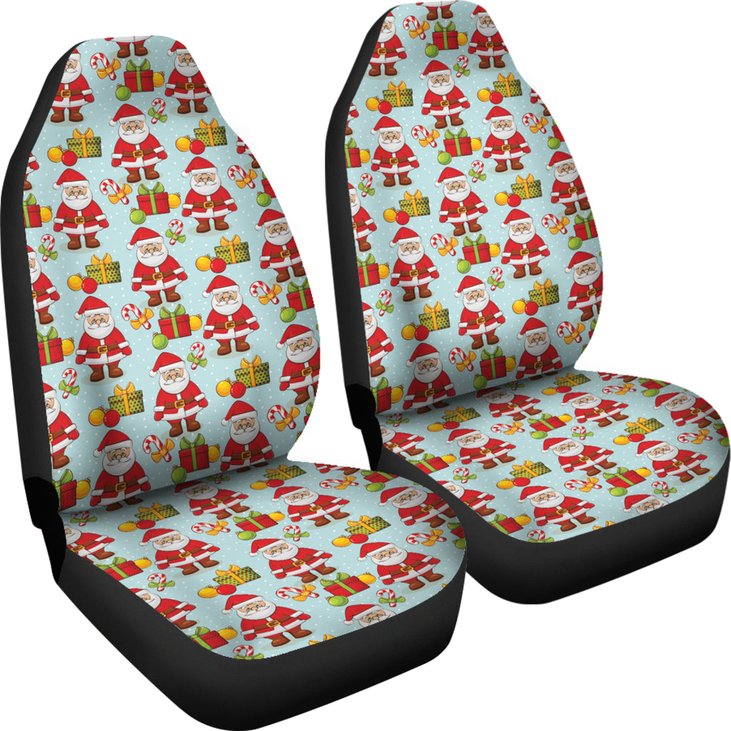 Santa Christmas Themed Print Design LKS303 Car Seat Covers