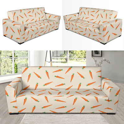 Carrot Pattern Print Design 07 Sofa Slipcover