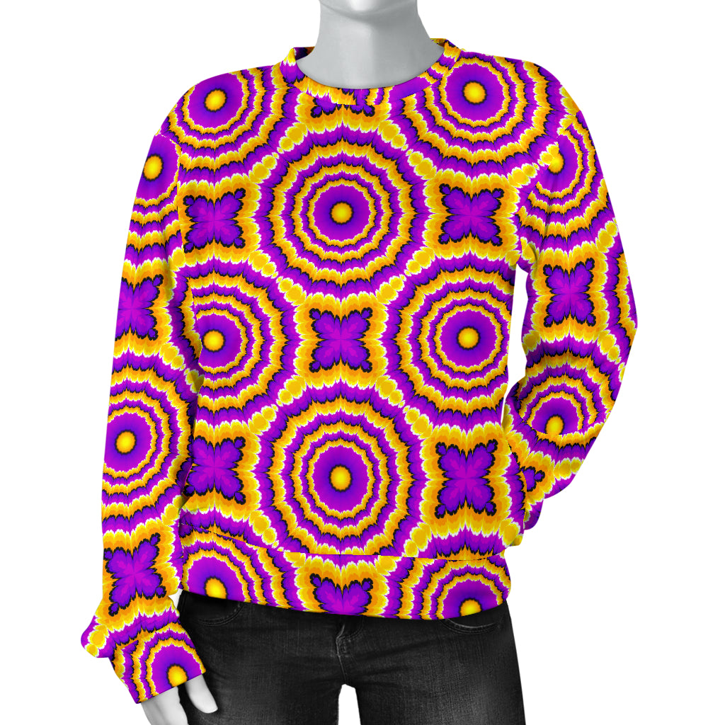 Optical illusion Expansion Women Long Sleeve Sweatshirt