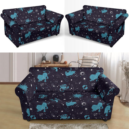Zodiac Print Design LKS303 Loveseat Couch Slipcover