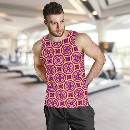 Optical illusion Expansion Men Tank Top