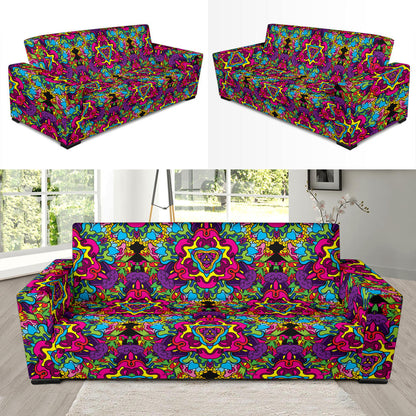Trippy Print Design LKS303 Sofa Slipcover
