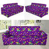 Mardi Gras Pattern Print Design 06 Sofa Slipcover