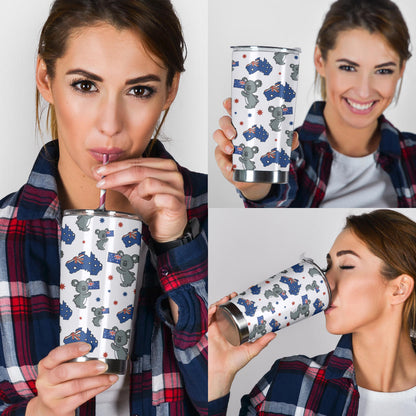 Koala Australia Day Themed Design Tumbler