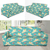 Cupid Pattern Print Design 01 Sofa Slipcover