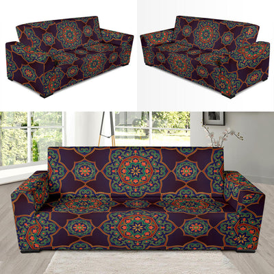 Medallion Pattern Print Design 03 Sofa Slipcover