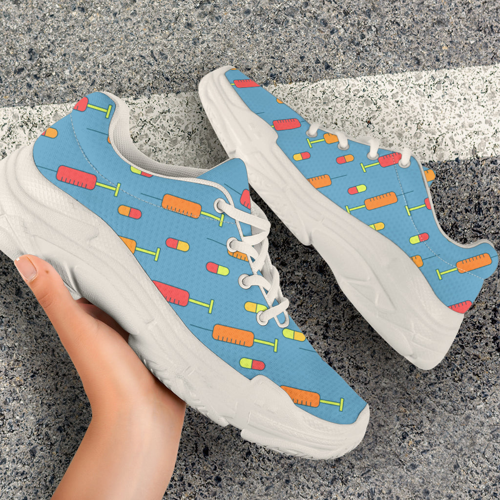 Phlebotomist Medical Pattern Chunky Sneakers