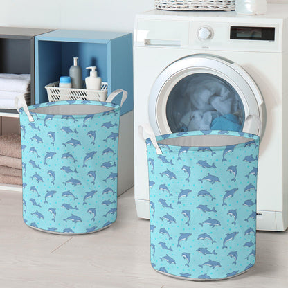 Dolphin Baby Cute Print Pattern Laundry Basket