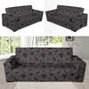 Crow Pattern Print Design 02 Sofa Slipcover