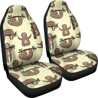Sloth Print Design LKS3010 Car Seat Covers