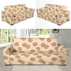 Biscuit Pattern Print Design 02 Sofa Slipcover