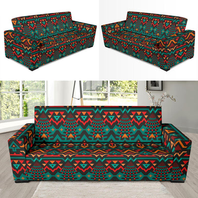 Aztec Pattern Print Design 04 Sofa Slipcover