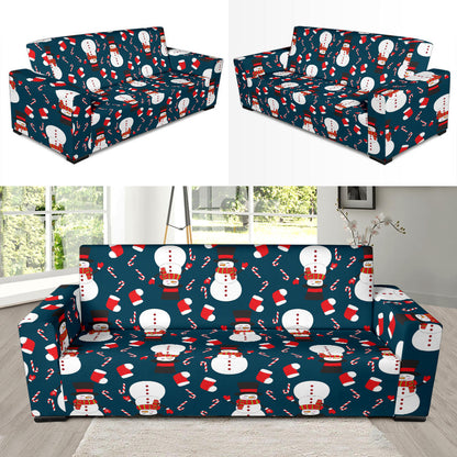 Snowman Print Design LKS301 Sofa Slipcover