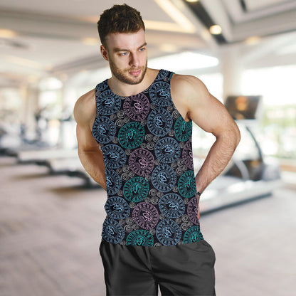 Eye of Horus Ethnic Pattern Men Tank Top