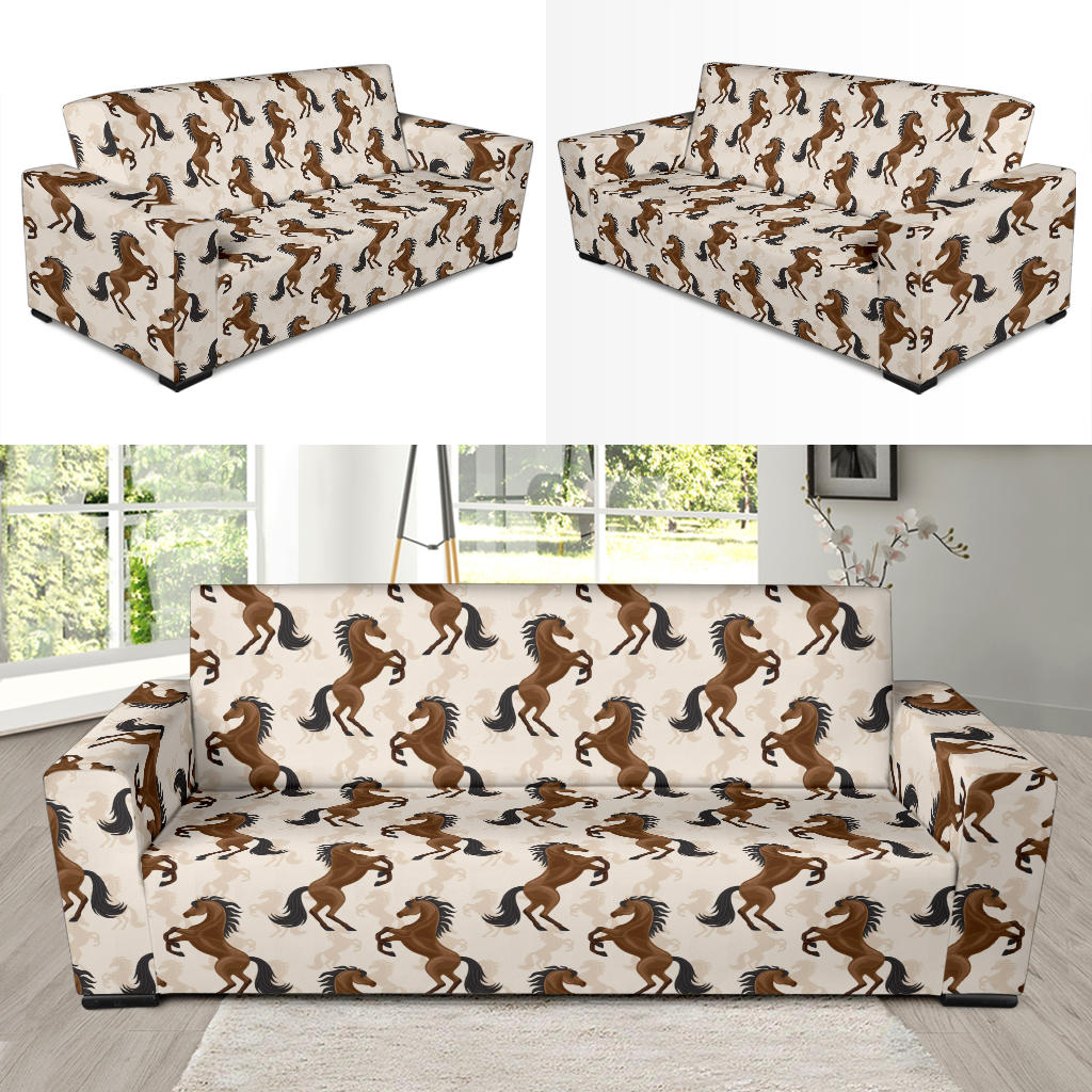 Horse Print Design LKS308 Sofa Slipcover