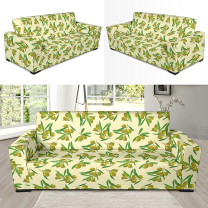 Olive Print Design LKS302 Sofa Slipcover