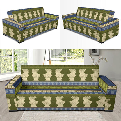 Ancient Greek Statue Print Design LKS301 Sofa Slipcover