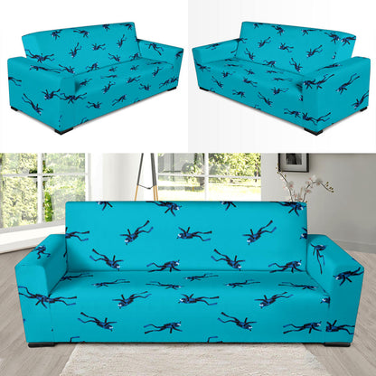Scuba Driver Print Design LKS304 Sofa Slipcover