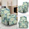 Wave Japan Style Print Design LKS302 Recliner Slipcover