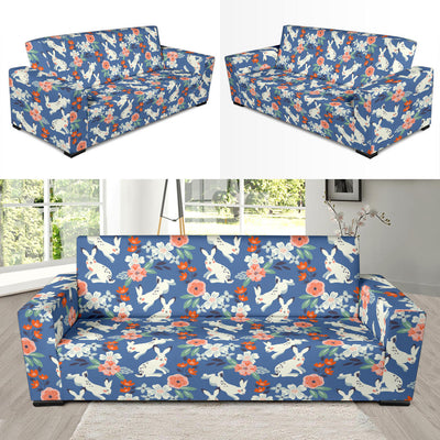 Bunny Pattern Print Design 07 Sofa Slipcover