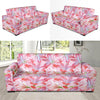 Amaryllis Pattern Print Design 02 Sofa Slipcover