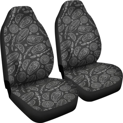 Steak Print Design LKS301 Car Seat Covers
