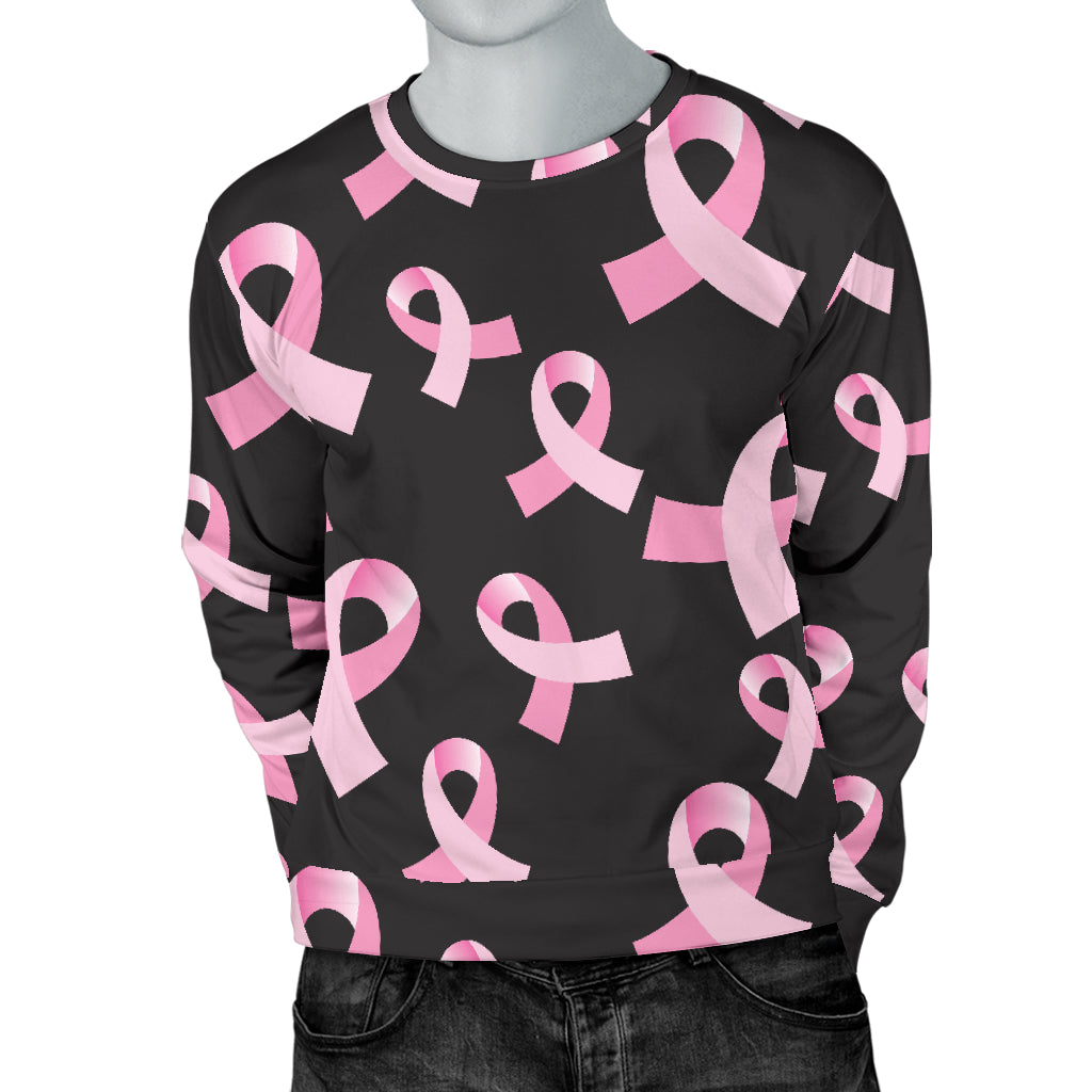 Breast Cancer Awareness Design Men Long Sleeve Sweatshirt