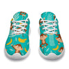 Monkey Happy Design Themed Print Athletic Shoes