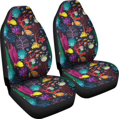 Underwater Cute Print Design LKS303 Car Seat Covers