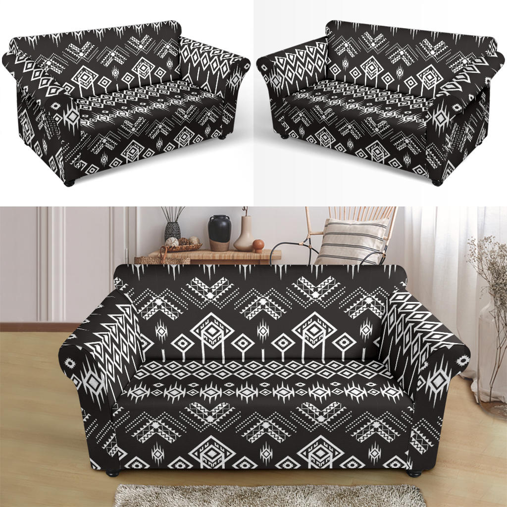 Tribal Pattern Print Design LKS304 Loveseat Couch Slipcover
