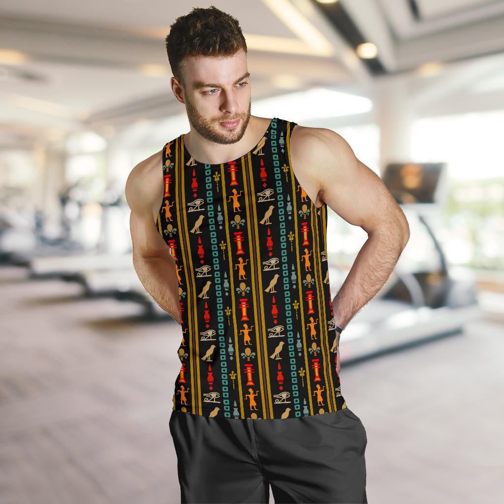 Eye of Horus Egypt Style Pattern Men Tank Top