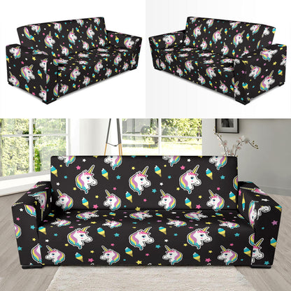 Unicorn Print Design LKS302 Sofa Slipcover