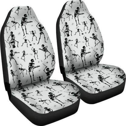 Skeleton Music Player Print Design LKS303 Car Seat Covers