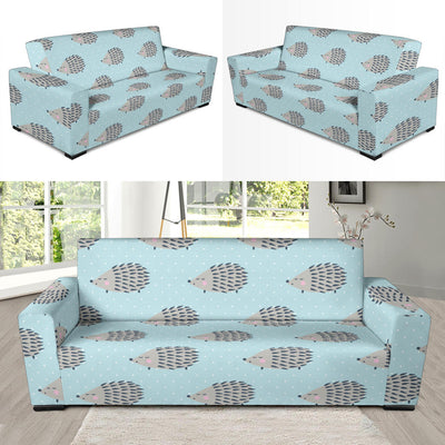 Hedgehog Pattern Print Design 02 Sofa Slipcover