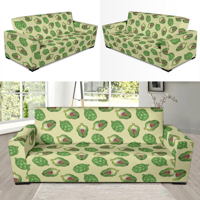 Artichoke Pattern Print Design 03 Sofa Slipcover