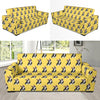 Boston Terrier Pattern Print Design 06 Sofa Slipcover