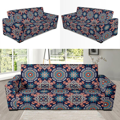 Bohemian Pattern Print Design 02 Sofa Slipcover